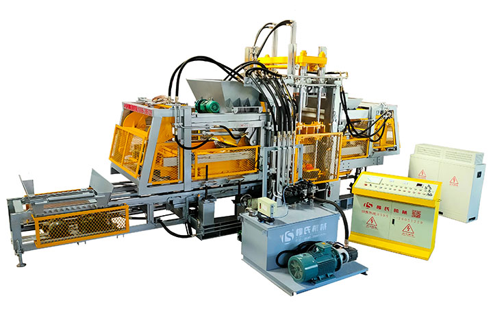 LS—?dú)W版系列PC仿石磚機(jī)、透水磚機(jī)、路沿石磚機(jī)等多功能一體機(jī)